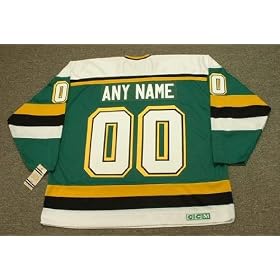 Buy MINNESOTA NORTH STARS 1980's CCM Vintage Throwback Away NHL Hockey Jersey Customized with Any Name... by CCM