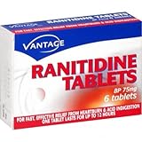 Vantage 75 mg Ranitidine Tablets - Pack of 18