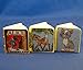 Porcelain China Collectable - Miniature Book Thimbles Set of Three - Disney Themes