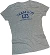 Team Bob -- The Biggest Loser Crop Sleeve Fitted Juniors T-Shirt