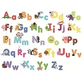 Animal Alphabet Wall Decals - Fun and Educational Letters for Nursery and Kids Rooms - Easy Peel Stickers