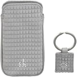 ck Calvin Klein Micromineral KRL600 PMF00 Damen Schl&uuml;sselanh&auml;nger, Grau (936), cm (B x H x T)