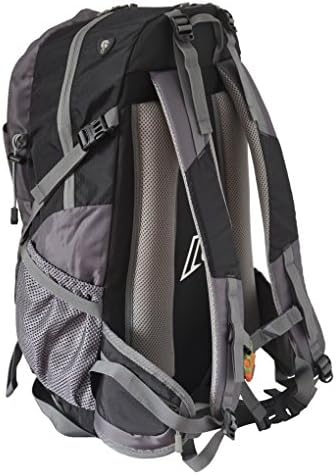 The West Wolf Adult Waterproof 50l Backpacks for Hiking Camping Traveling Outdoor with Thick Shoulder Straps (Black)