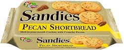 Sandies Pecan Shortbread, 16-Ounce Packages (Pack of 6)
