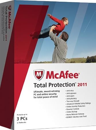 McAfee Total Protection 2011, 3 User (PC)
