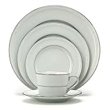 Noritake Whitecliff Platinum 5-Piece Place Setting