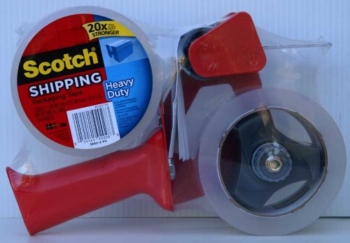 Scotch 3M Shipping Packing Two Tape & One Dispenser