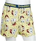SpongeBob Mens Faces Knit Boxer