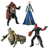 HELLBOY 2 THE GOLDEN ARMY 7" FIGURE SERIES 2 SET OF 4