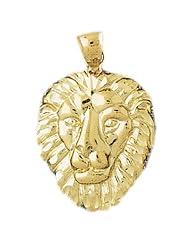 CleverEves 14K Gold Pendant Lion Head 6.9 - Gram(s)