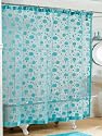 Pop Lace Shower Curtain - Purple color