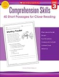 ISBN 9780545460545 product image for Comprehension Skills: Short Passages for Close Reading: Grade 3 | upcitemdb.com