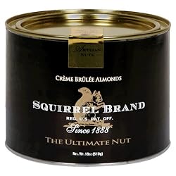 Squirrel Brand Nuts, Creme Brulee Almonds, 18-Ounce Cans (Pack of 2)
