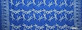 HALF SARONG / MINI SARONG DRAGONFLY "LIGHT BLUE"