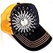 Womens Olive & Pique Black & Neon Rhinestone Flower Trucker Cap