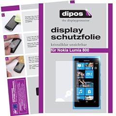 2x DIPOS Crystalclear Displayschutzfolie f�r Nokia Lumia 800 MADE IN GERMANY