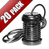 20 Pack Round Detox Arrays Stainless Steel Aqua Spa Ionic Cleanse Footbath Ion