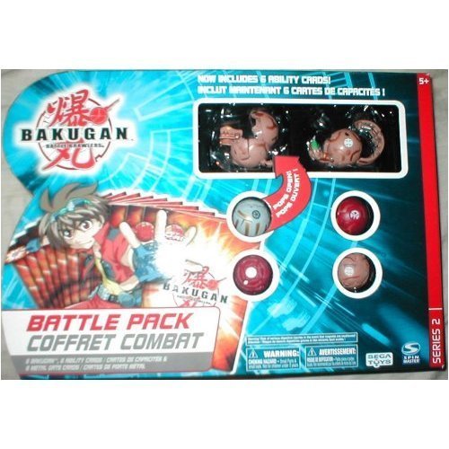 Childrens Toyshop  Toys : Bakugan Battle Brawlers Battle Pack with Tan Centipoid and Tan Juggernoid and 4 Mystery