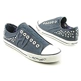 IMAGE OF ED HARDY Dakota Mens SZ 10 Blue Navy Slip On Shoes