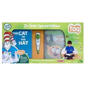 LeapFrog TAG Reading System, Dr. Seuss Cat in the Hat Book and Storage Case by 