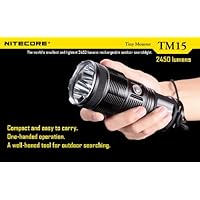 NiteCore TM15 2450 Lumens Tiny Monster Triple XM-L Flashlight Combo - with Free Diffuser