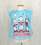 きかんしゃトーマス　袖無しスモック　幼児用　青 (120)