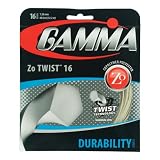 Gamma Zo Twist 16G Tennis String, Pale Natural