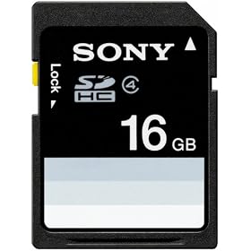 Sony - Flash memory card - 16 GB - Class 4 - SDHC
