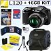 Nikon COOLPIX L810 16.1 MP Digital Camera (Black) + 16GB Accessory Kit