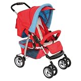 Herlag H8746-9120 - Buggy Lucca, rot / hellblau streifen Preisvergleich