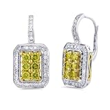 51I3EhFd2KL. SL160  Yellow Diamond Earrings