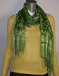 Love Shop Silk Scarf Green