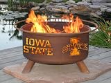 Iowa State University Cyclones Portable Steel Fire Pit Grill