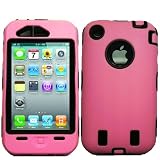 KingCase iPhone 3G & 3GS * Warrior Case * (Light Pink & Black) 8GB, 16GB, 32GB - The ULTIMATE Protector