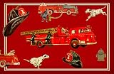 Dolce Mia Firefighter Placemat Party Favor Pack - 8 pc.