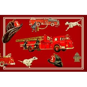 Dolce Mia Firefighter Place Mat by Dolce Mia Designs
