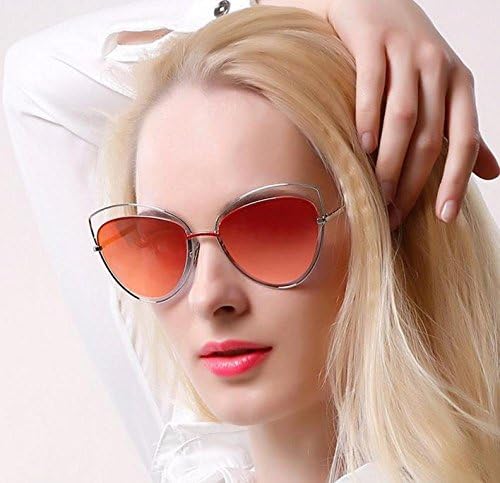 Famous Sunglasses Metal Cat Eye Metal Hollow Frame Sunglasses Women Show Party Sun Glasses Fashion Designer With Case Box lunettes de soleil de produits (1pc, color C05)