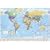 Laminated World Map Poster With Flags New Encapsulated - 36 x 24 Inches (91.5 x 61 cms)