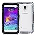 Galaxy Note 4 Waterproof Case, Vcloo® Galaxy Note 4 Waterproof Case, Dust Proof, Snow Proof, Shock Proof, Heavy Duty Carrying Cover Case for Samsung Galaxy Note 4 with Transparent Screen Protector (Black)
