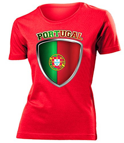 FUSSBALL – FANARTIKEL – PORTUGAL FANSHIRT 4692(F-R) Gr. L