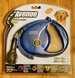 Hagen Avenue Retractable Corded Leash 100 Lb. Blue
