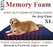 Extra Large 4" Thick Orthopedic Grade 100% Memory Foam Pad Pet Bed for Large Dog
