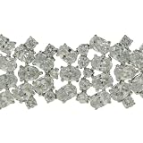 Sterling Silver Cubic Zirconia Multi-Stone Bracelet by Charles Winston, 7.25"