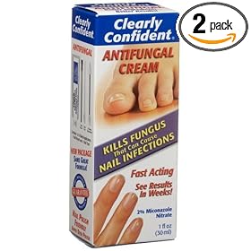 Clearly Confident Antifungal Cream, 1-Ounce Containers (Pack of 2)
