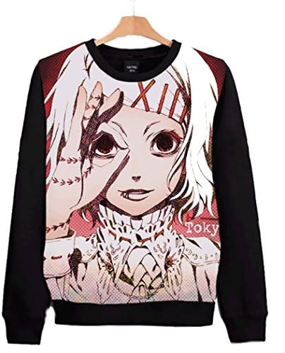 Tokyo Ghoul Direct Print Sweatshirtss (M (US S), Black)