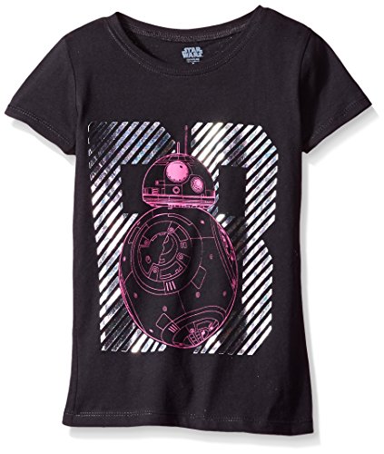 Star Wars' Girls T-Shirt, BB8 Black, Small-7