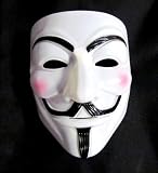 VENDETTA Maske Mask Guy Fawkes Anonymous Replika Demo Anti -Karneval Maske