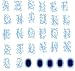 Brother Embroidery Machine Card MONOGRAM ALPHABETS 2