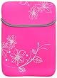 8 - 10.1 inch Hot Pink Blossom Floral Neoprene Netbook Laptop Sleeve Slip Case Pouch Bag for iPad, Acer, ASUS, Dell, HP