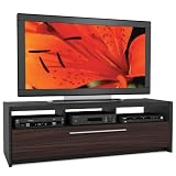 Sonax NP-1608 Black & Ebony Pecan TV Bench for 42 - 68 Flat Panel TV's